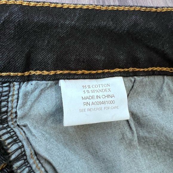 AZITA Jeans Bootcut Flare Embellished Bling Dark Wash Western Jeans. SZ: 12 - Picture 12 of 14